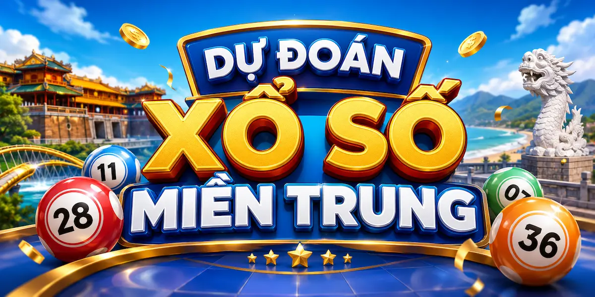 Banner dự đoán kết quả xổ số miền Trung